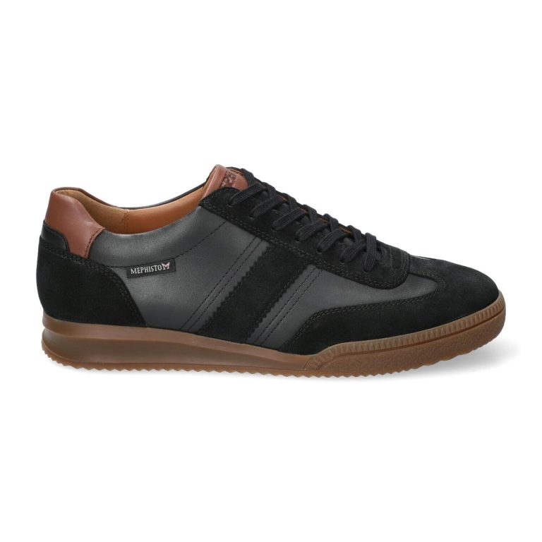 Mephisto ELYO Heren lcae-ip sneaker - zwart